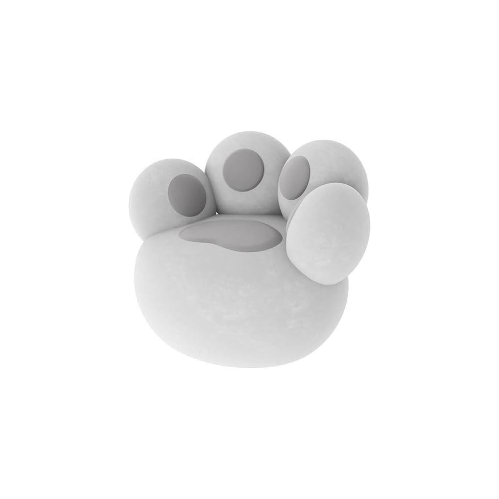 Lounge Chair with Modern Nordic Style, Elegant Comfort and Living Room Furniture - White